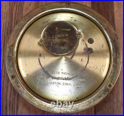 Vintage Seth Thomas Brass Corsair E537-000 Brass Ship Clock