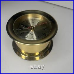 Vintage Seth Thomas Brass Maritime Brass Ships Clock (Preowned)