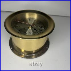Vintage Seth Thomas Brass Maritime Brass Ships Clock (Preowned)