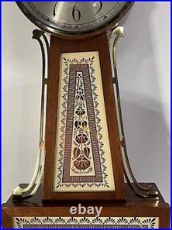 Vintage Seth Thomas Brookfield 6W Banjo Pendulum Wall Clock E899-159 With Key