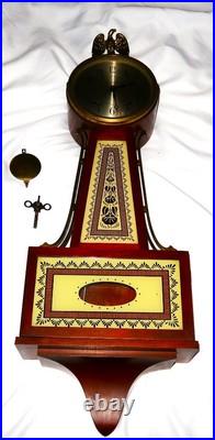 Vintage Seth Thomas Clock Company Brookfield Pendulum 8 Day Banjo Clock, 30