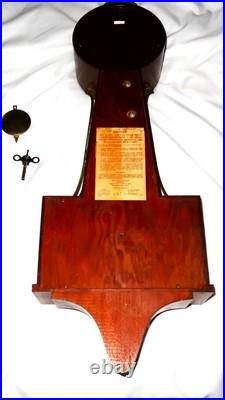 Vintage Seth Thomas Clock Company Brookfield Pendulum 8 Day Banjo Clock, 30