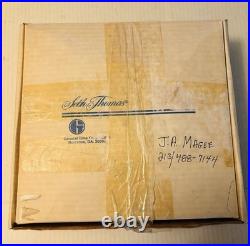 Vintage Seth Thomas Corsair 1050C Nautical Ship's Clock Original Box Key Papers