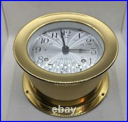 Vintage Seth Thomas Corsair 1050C Nautical Ship's Clock Original Box Key Papers