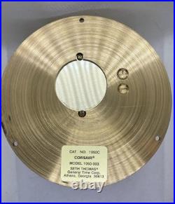 Vintage Seth Thomas Corsair 1050C Nautical Ship's Clock Original Box Key Papers