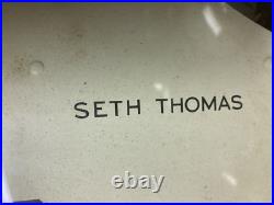 Vintage Seth Thomas Electric Wall Clock, 12 Face, No. 3681, PAT. 1933, Works Vintage Seth Thomas Electric Wall Clock, 12 Face, No. 3681, PAT. 1933, Works