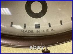 Vintage Seth Thomas Electric Wall Clock, 12 Face, No. 3681, PAT. 1933, Works