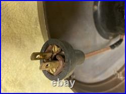 Vintage Seth Thomas Electric Wall Clock, 12 Face, No. 3681, PAT. 1933, Works