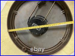 Vintage Seth Thomas Electric Wall Clock, 12 Face, No. 3681, PAT. 1933, Works