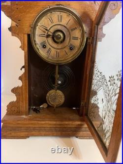 Vintage Seth Thomas Gingerbread Mantle Clock Possible 19th Century NEEDS REPAIR