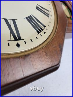 Vintage Seth Thomas Golden Rule Wall Clock E477-001 Antique READ Vintage Seth Thomas Golden Rule Wall Clock E477-001 Antique READ