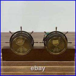 Vintage Seth Thomas Helmsman 24 Hour Clock And Weather Barometer Vintage Seth Thomas Helmsman 24 Hour Clock And Weather Barometer