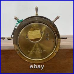 Vintage Seth Thomas Helmsman 24 Hour Clock And Weather Barometer Vintage Seth Thomas Helmsman 24 Hour Clock And Weather Barometer