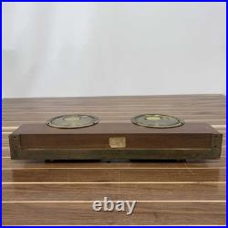 Vintage Seth Thomas Helmsman 24 Hour Clock And Weather Barometer Vintage Seth Thomas Helmsman 24 Hour Clock And Weather Barometer