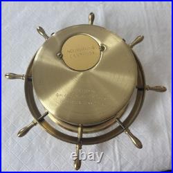 Vintage Seth Thomas Helmsman-B E537-009 Maritime Clock Brass