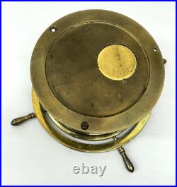 Vintage Seth Thomas Helmsman Ship's Wheel 4 Clock USA Working with Key