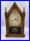 Vintage_Seth_Thomas_Mantel_Clock_Steeple_Wood_Case_German_Movement_Shelf_Decor_01_nuib