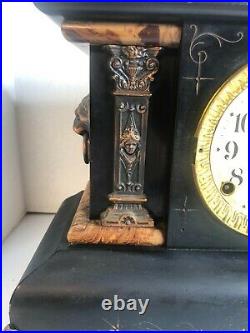 Vintage Seth Thomas Mantle Clock Adamantine 1894 #102 (Tested)