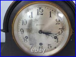 Vintage Seth Thomas Mantle Clock No. 124 Silent Chime (DEFECTIVE)