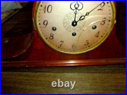 Vintage Seth Thomas Mantle Clock Westminster Chime Movement + Key 8 Day