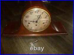 Vintage Seth Thomas Mantle Clock Westminster Chime Movement + Key 8 Day
