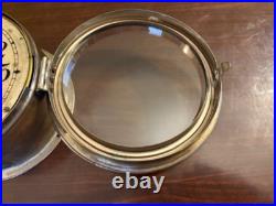 Vintage Seth Thomas Maritime Clock with Key. Bell Strikes, Winds up, Works Great