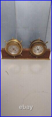 Vintage Seth Thomas Maritime Ships Clock / Barometer Set repair
