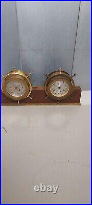 Vintage Seth Thomas Maritime Ships Clock / Barometer Set repair