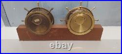 Vintage Seth Thomas Maritime Ships Clock / Barometer Set repair