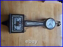 Vintage Seth Thomas Sangamo clock, bango style antique wall clock 1930s