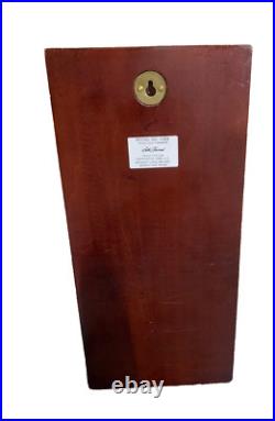 Vintage Seth Thomas Seaside Clock & Barometer Model #1064 Wall Wood Mount