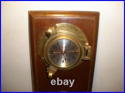 Vintage Seth Thomas Seaside Clock & Barometer Model 1064 Wooden Wall Mount Vintage Seth Thomas Seaside Clock & Barometer Model 1064 Wooden Wall Mount