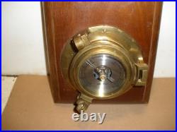 Vintage Seth Thomas Seaside Clock & Barometer Model 1064 Wooden Wall Mount Vintage Seth Thomas Seaside Clock & Barometer Model 1064 Wooden Wall Mount