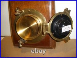 Vintage Seth Thomas Seaside Clock & Barometer Model 1064 Wooden Wall Mount Vintage Seth Thomas Seaside Clock & Barometer Model 1064 Wooden Wall Mount
