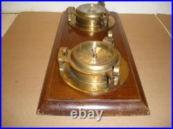 Vintage Seth Thomas Seaside Clock & Barometer Model 1064 Wooden Wall Mount Vintage Seth Thomas Seaside Clock & Barometer Model 1064 Wooden Wall Mount