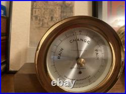 Vintage Seth Thomas Ship Clock & Barometer Pre-owned NICE