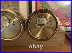 Vintage Seth Thomas Ship Clock & Barometer Pre-owned NICE