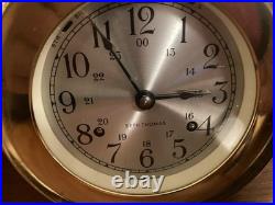 Vintage Seth Thomas Ship Clock & Barometer Pre-owned NICE