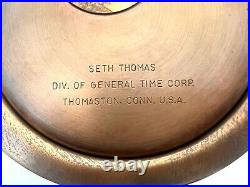 Vintage Seth Thomas Ship Clock Corsair A207-000 Refurbished, Tested & Working