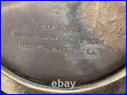 Vintage Seth Thomas Ships Bell Clock, Wall Mount, With Key, Works Great Bought A