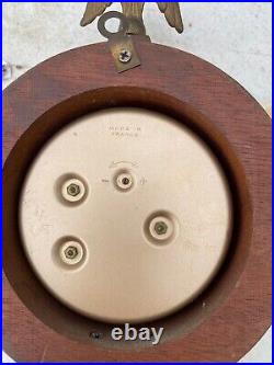 Vintage Seth Thomas Style 8 Day Banjo Wall Clock Untested Made In France