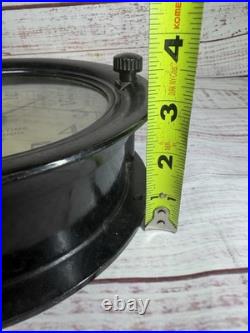 Vintage Seth Thomas US MARITIME COMMISSION Clock in Wood Case 1944 Made In USA