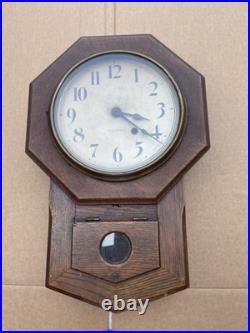 Vintage Seth Thomas Wall Clock USA Made Part/ Repair