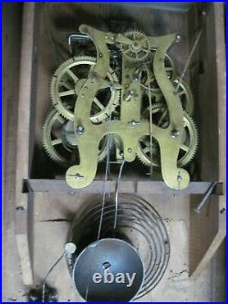 Vintage Seth Thomas Weight Driven Triple Decker Clock- Circa 1845-55