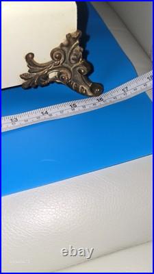 Vintage Seth Thomas White Adamantine Bronze 6 Column Mantle Clock (No Key) Vintage Seth Thomas White Adamantine Bronze 6 Column Mantle Clock (No Key)