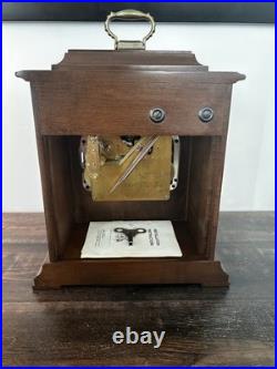 Vintage Seth Thomas Wind Up Antique Wood Mantel Clock With Key A403- 001 7803