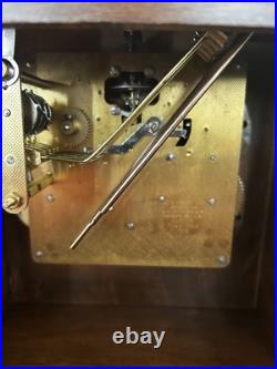 Vintage Seth Thomas Wind Up Antique Wood Mantel Clock With Key A403- 001 7803