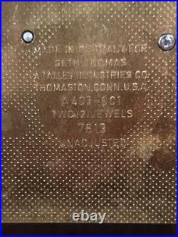 Vintage Seth Thomas Wind Up Antique Wood Mantel Clock With Key A403- 001 7803 Vintage Seth Thomas Wind Up Antique Wood Mantel Clock With Key A403- 001 7803