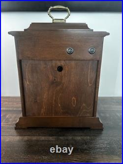 Vintage Seth Thomas Wind Up Antique Wood Mantel Clock With Key A403- 001 7803