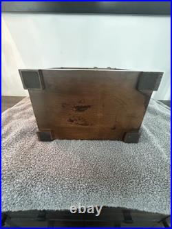 Vintage Seth Thomas Wind Up Antique Wood Mantel Clock With Key A403- 001 7803 Vintage Seth Thomas Wind Up Antique Wood Mantel Clock With Key A403- 001 7803